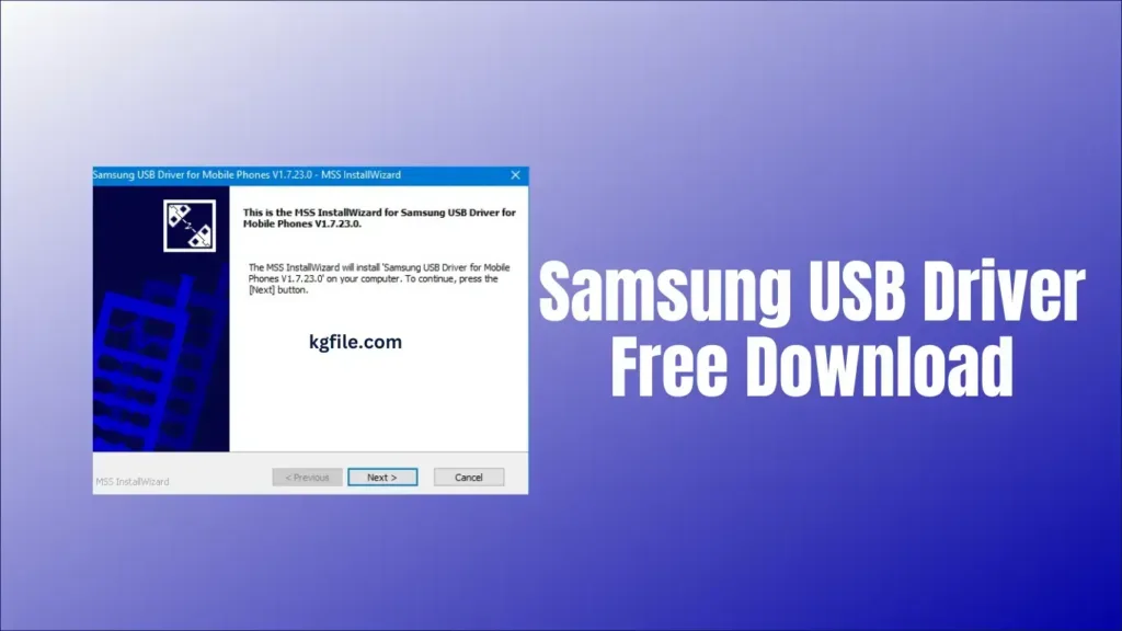 Samsung USB Driver Free Download
