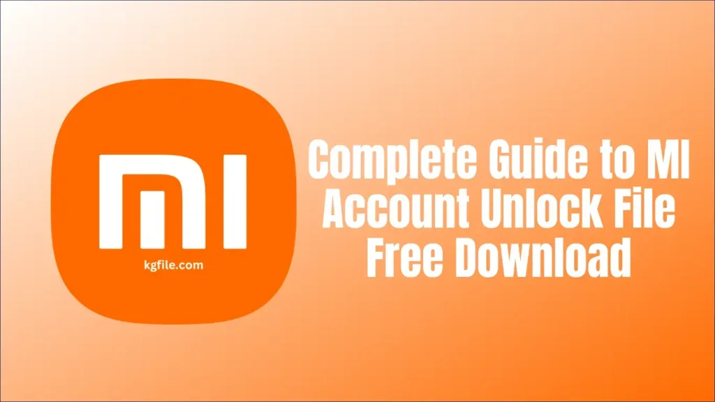 MI Account Unlock File