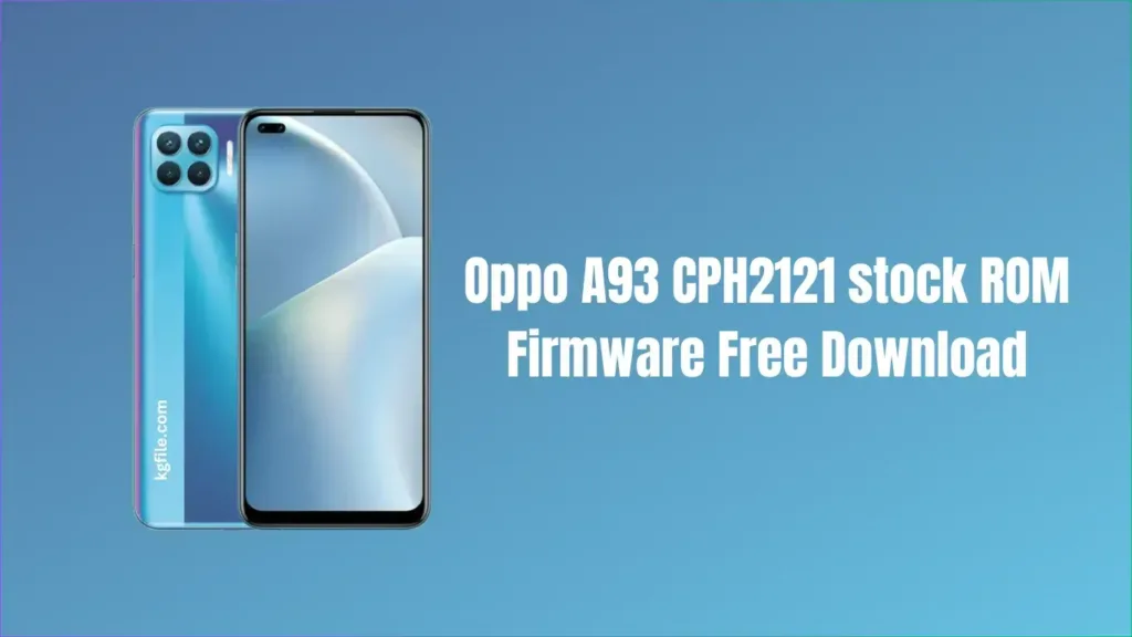 Oppo A93 CPH2121 flash file