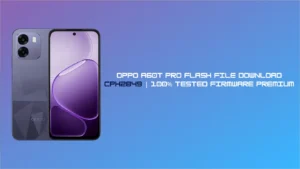Oppo A60t Pro Flash File