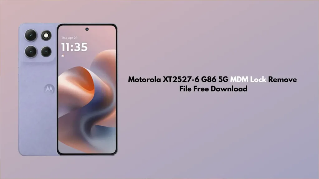 Motorola XT2527-6 G86 5G MDM Lock